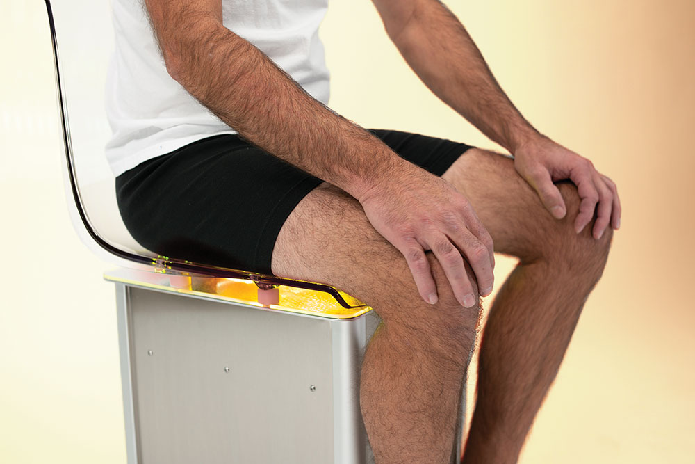 Personal Wellness Laser in Use